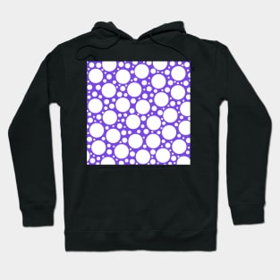 Polka Dots in Purple & White Hoodie